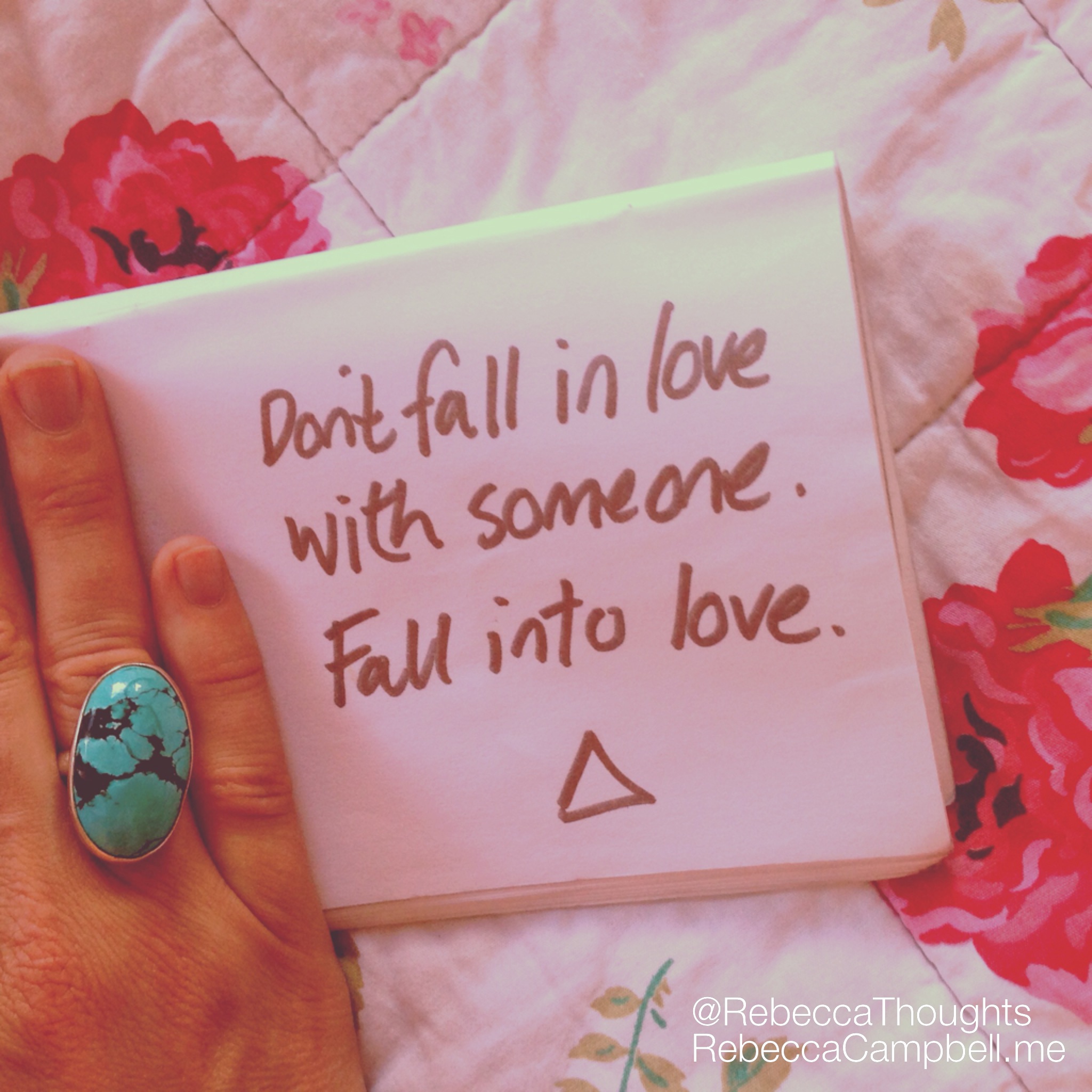 What do you do when you fall in love