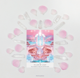 Pillar of Light Rebecca Campbell Work Your Light Oracle Cards